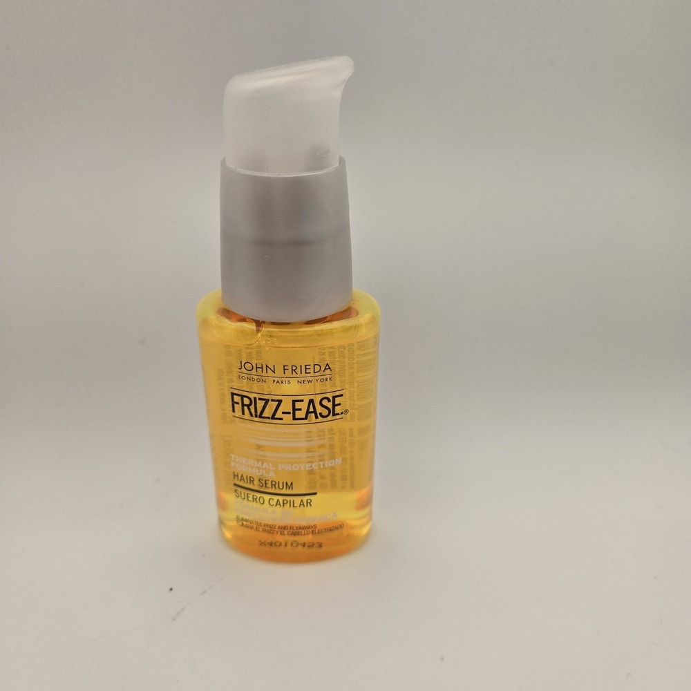 John Frieda Frizz Ease Hair Serum Thermal Protection Eliminates Frizz 1.69oz NEW